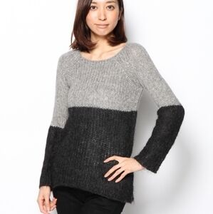 Christopher Fischer Mohair Alpaca Color Block Sweater Size M